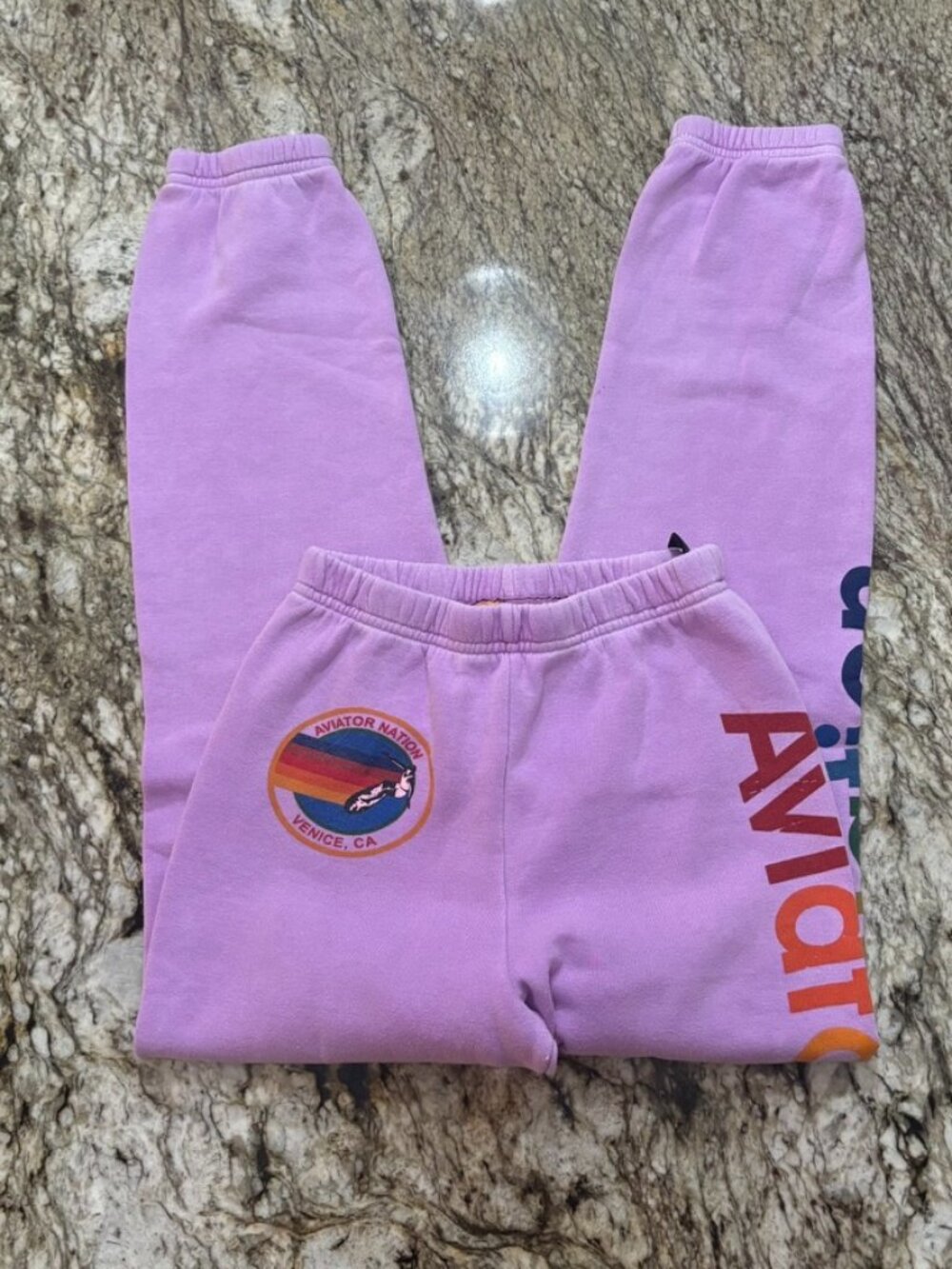 Aviator Nation Girls Cuffed Sweatpants